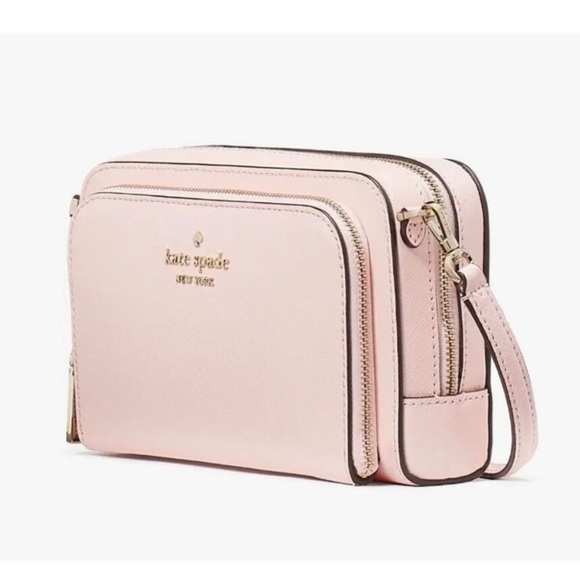 Kate Spade Staci Dual Zip Around Crossbody in Peony Blossom - Picture 2 of 4